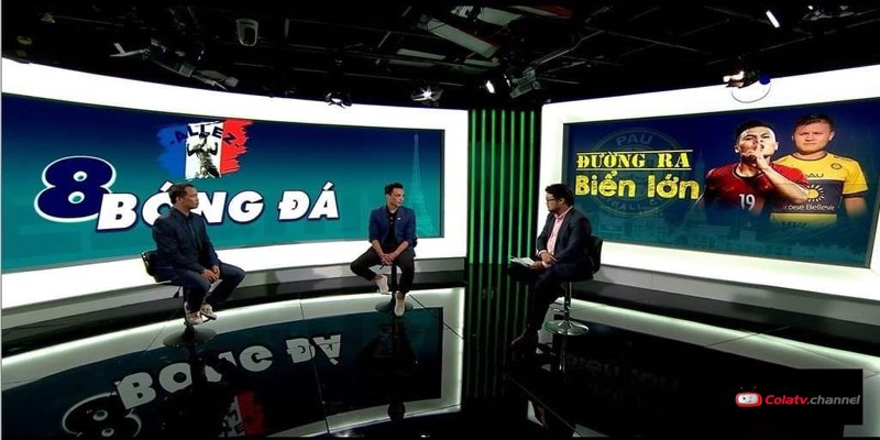 Hội đồng bình luận viên tại kênh trực tiếp bóng đá colatv