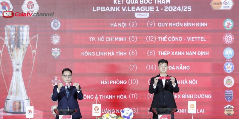 Lịch Thi Đấu V-League tại colatv